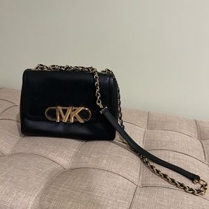 Michael Kors black leather bag. Brand new with tags. Smoke free home